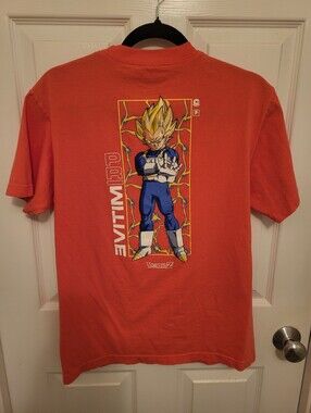 Dragonball Z Orange Short Sleeve Tee with White Chest Logo
